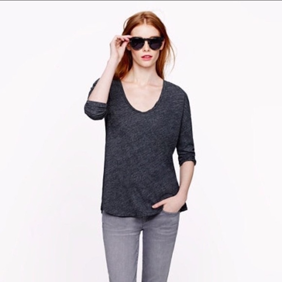 J.Crew Factory Knit Dolman Sleeve Tee - Picture 6 of 7
